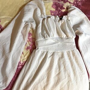 Beautiful white shein dress size small